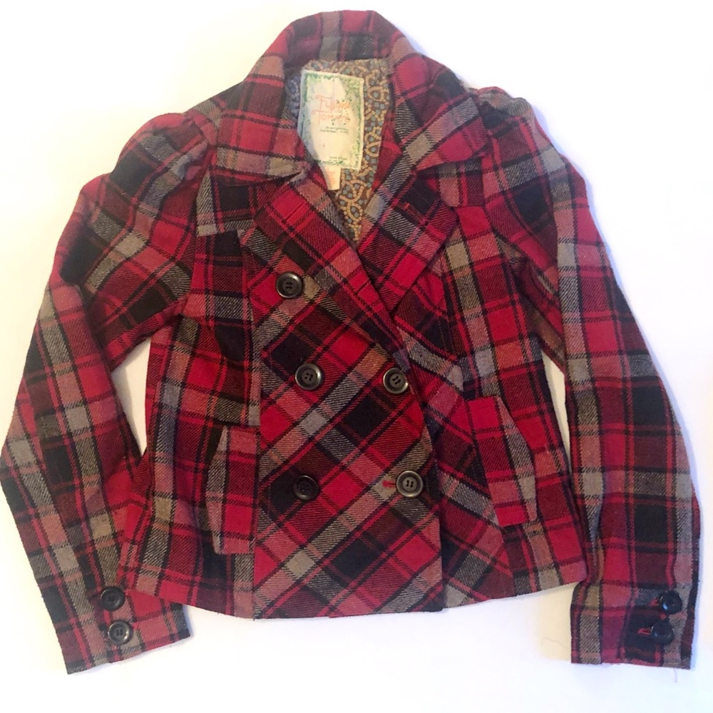 Red Plaid Jacket
